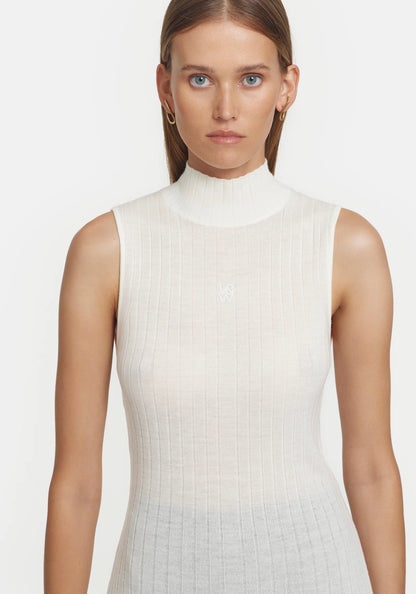 Justice Sleeveless Top Ivory