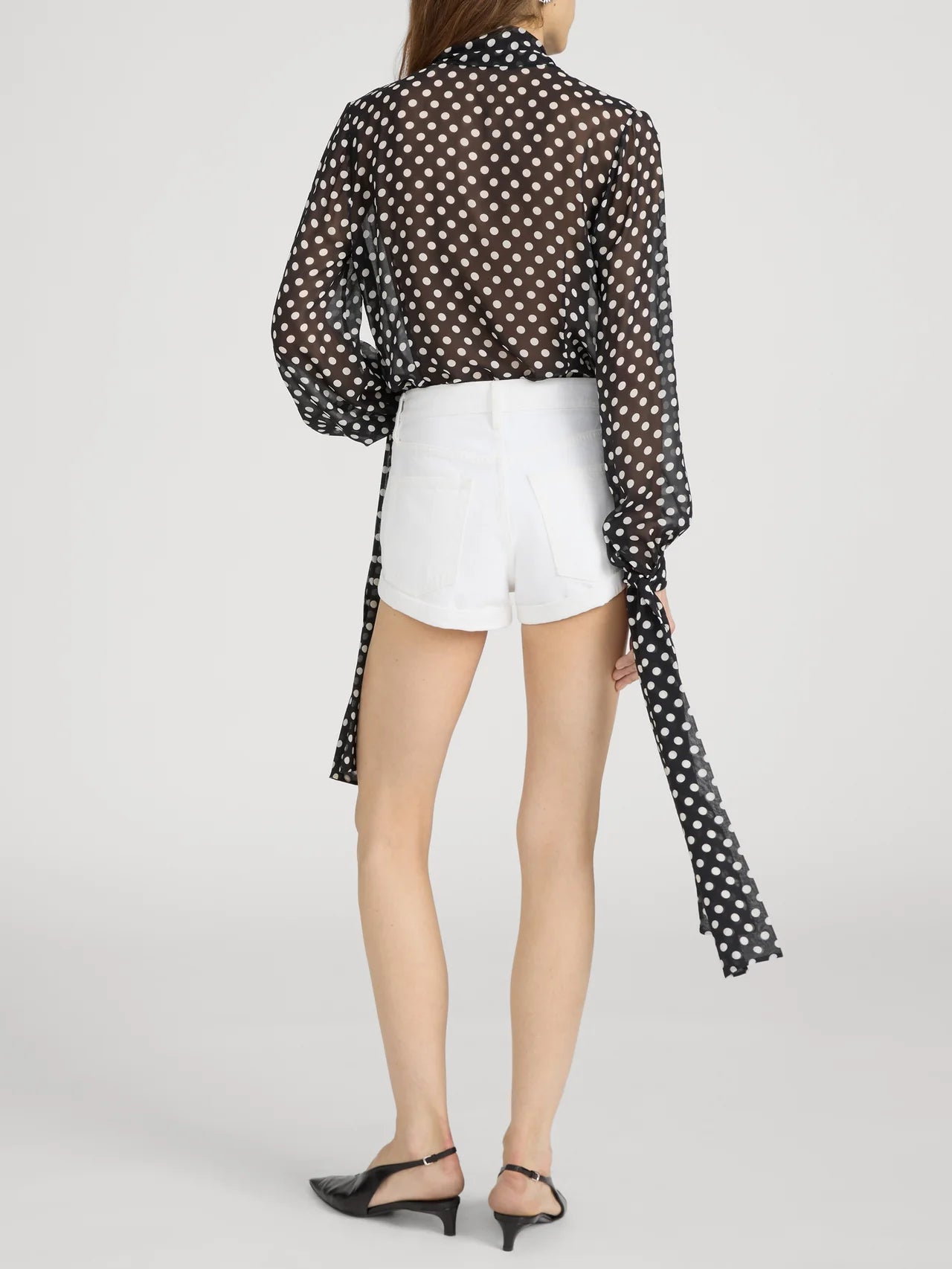 Nouvelle Polka Dot Blouse