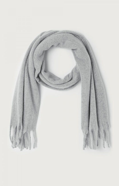 UNISEX'S SCARF ZINACO - GREY BLACK MELANGE