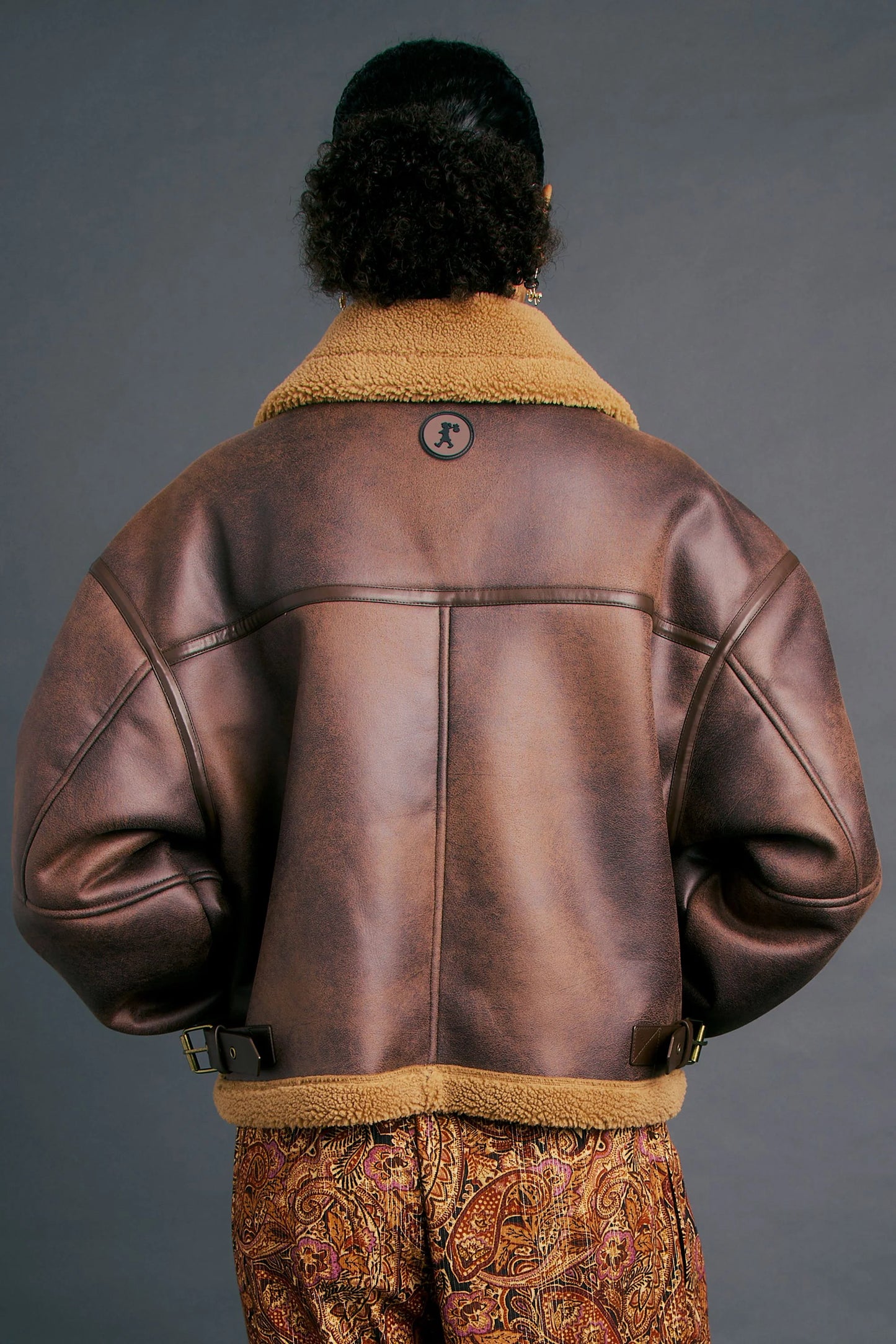 Cropped Aviator Jacket