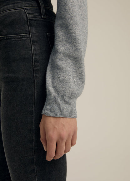 Favorite Cashmere Crew Grey