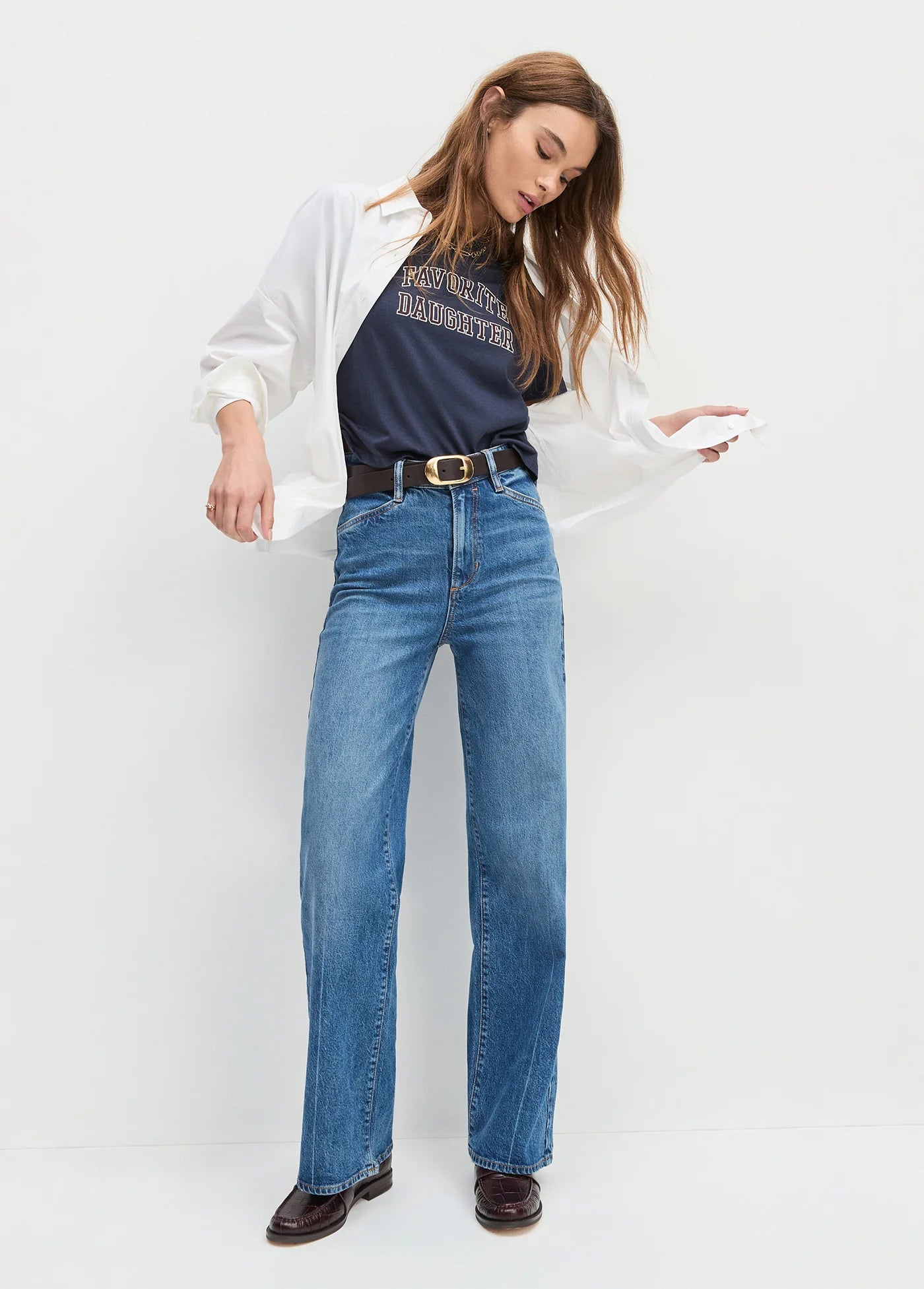 The Skinny Jean Belt Dark Brown