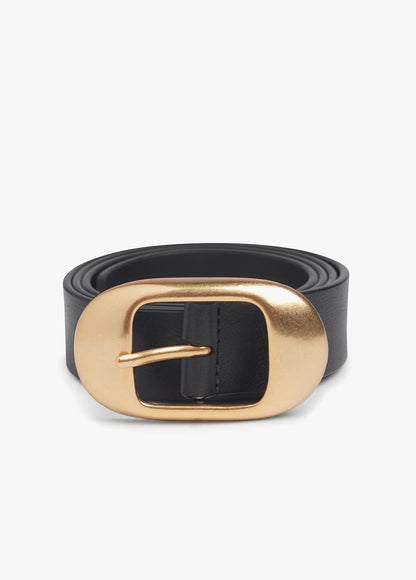 Skinny Jean Belt Black/Gold