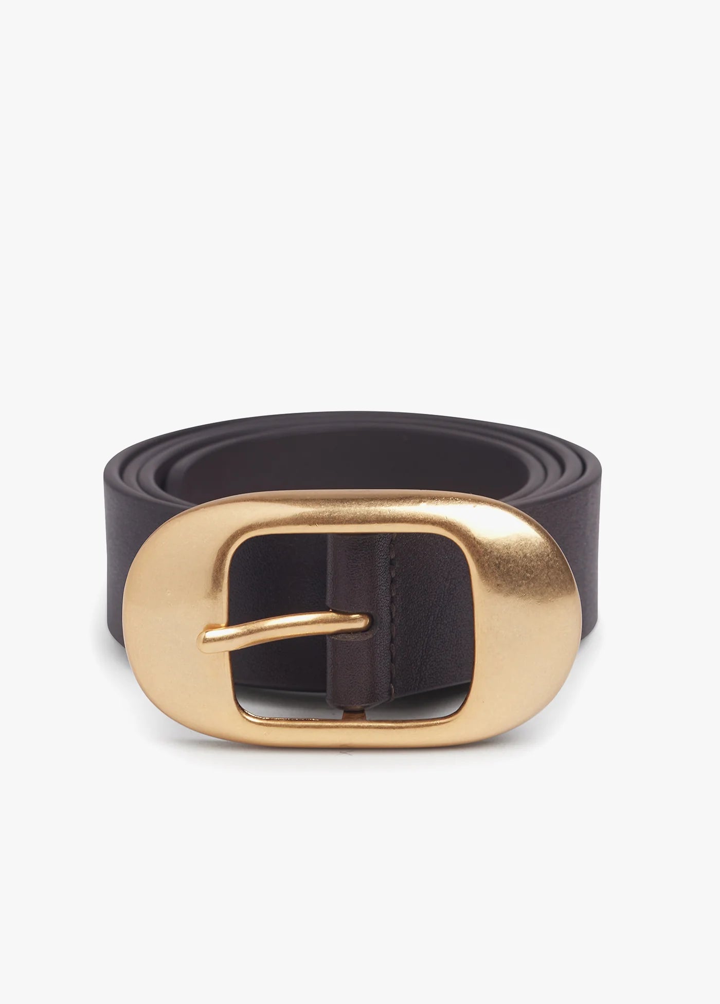 The Skinny Jean Belt Dark Brown