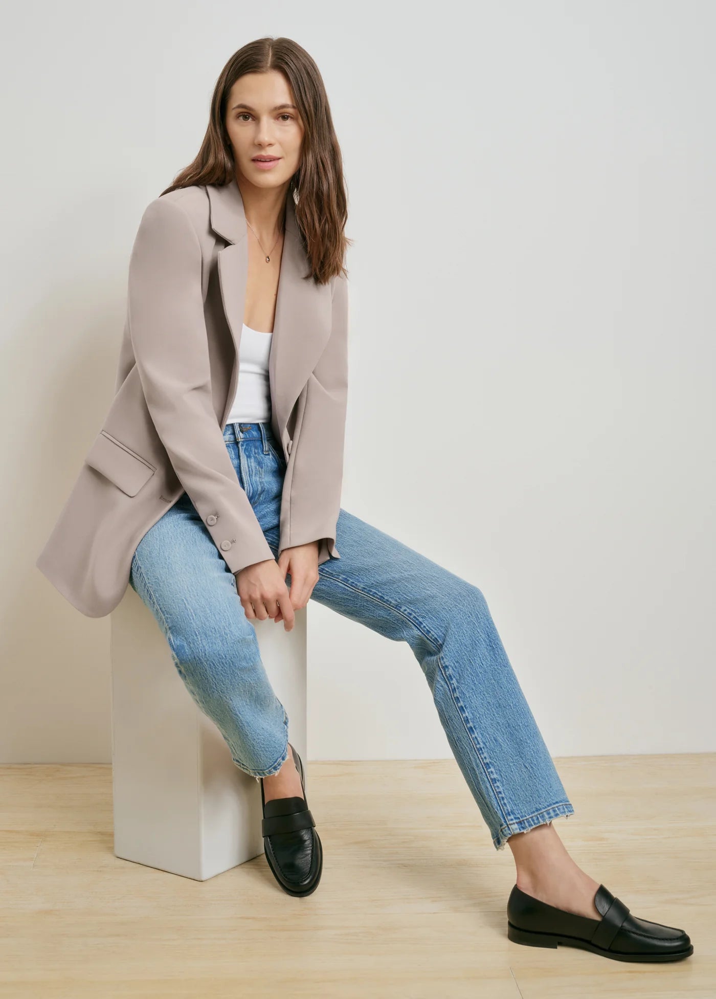 The Favorite Oversized Blazer Soft Taupe