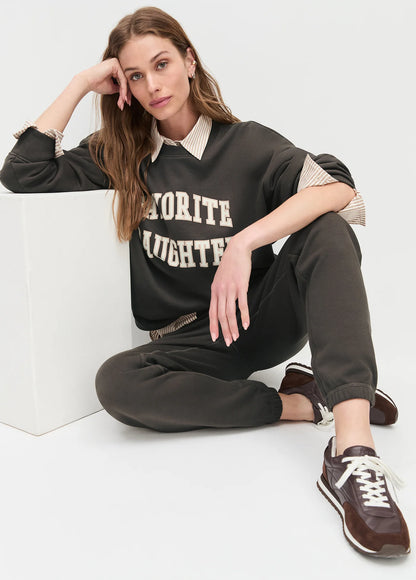 Collegiate Sweatshirt Coffee