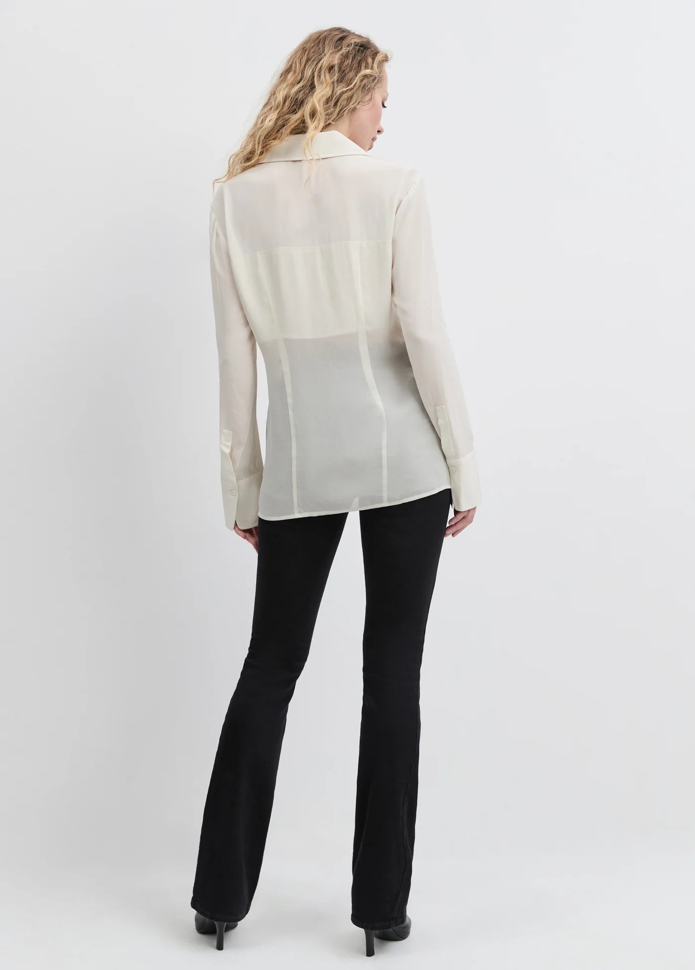 The Sheer Sophistication Top Ivory