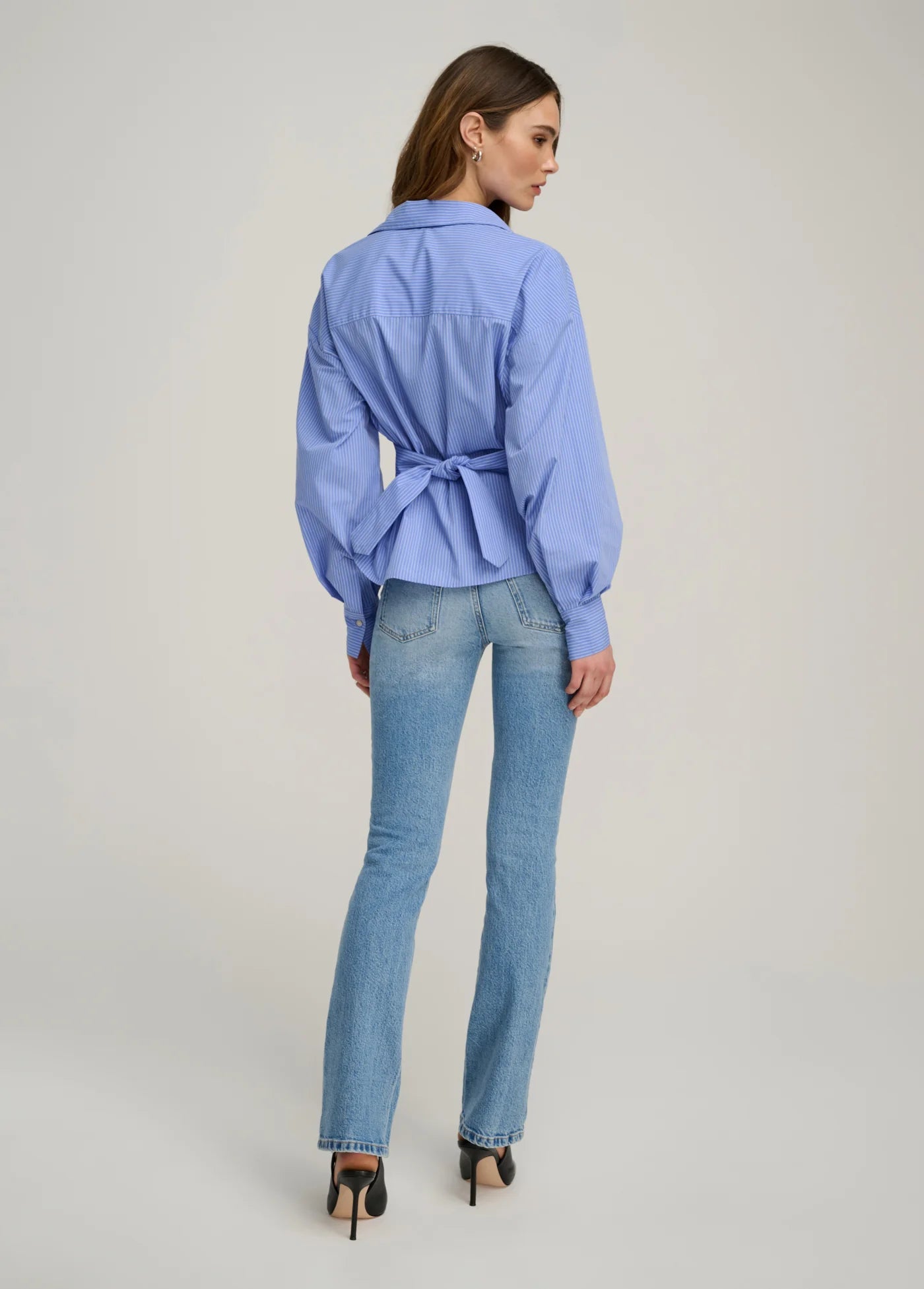 The Back Story Shirt Blue/White Stripe