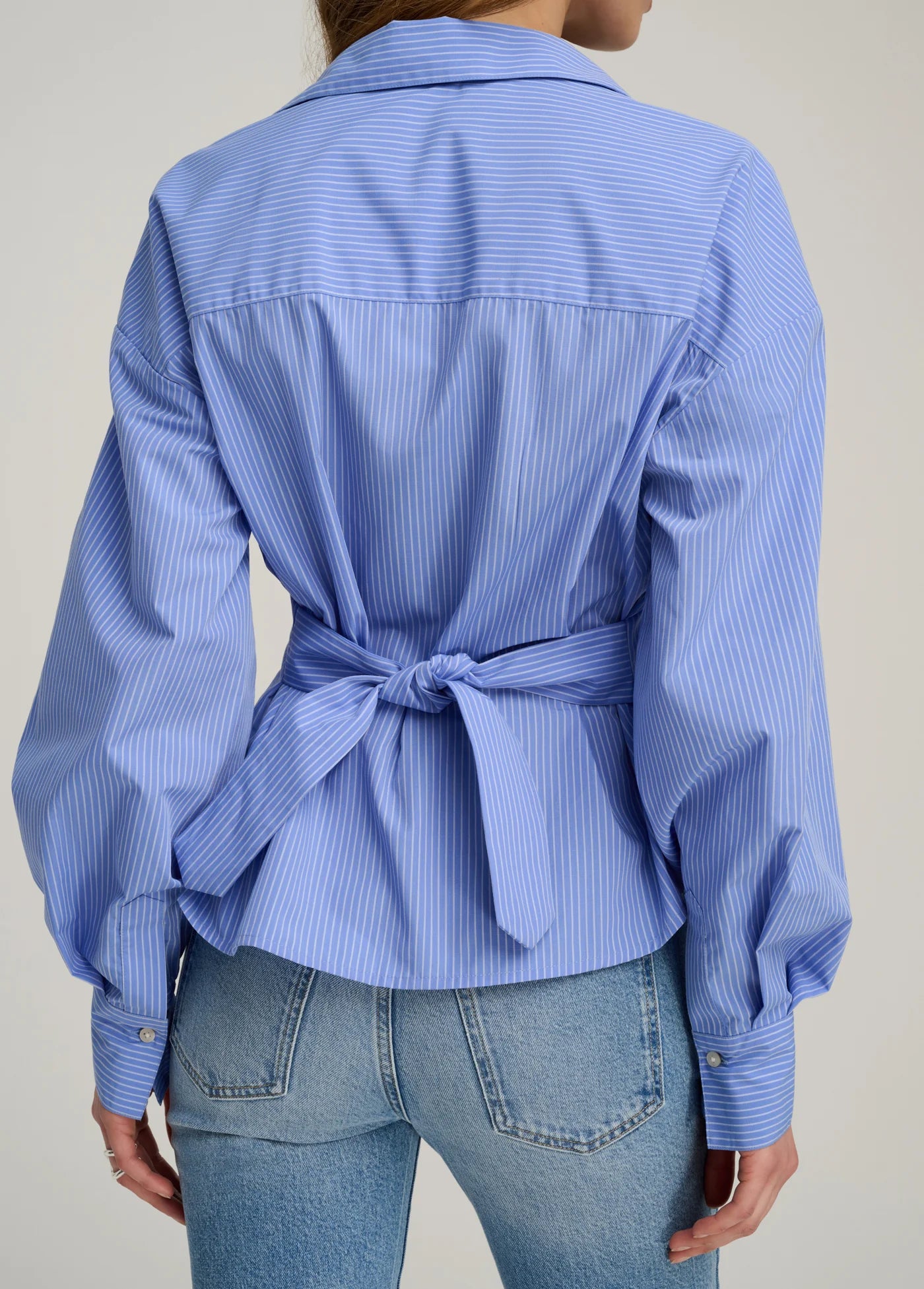 The Back Story Shirt Blue/White Stripe
