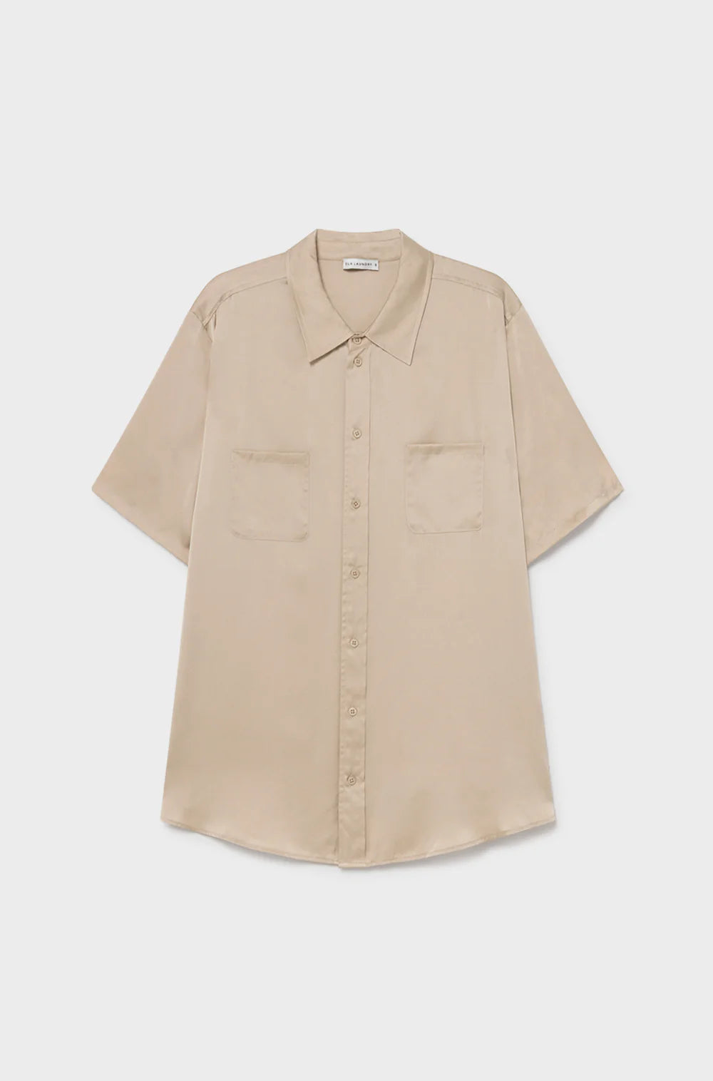 Short Sleeve Boyfriend Shirt - Hazelnut