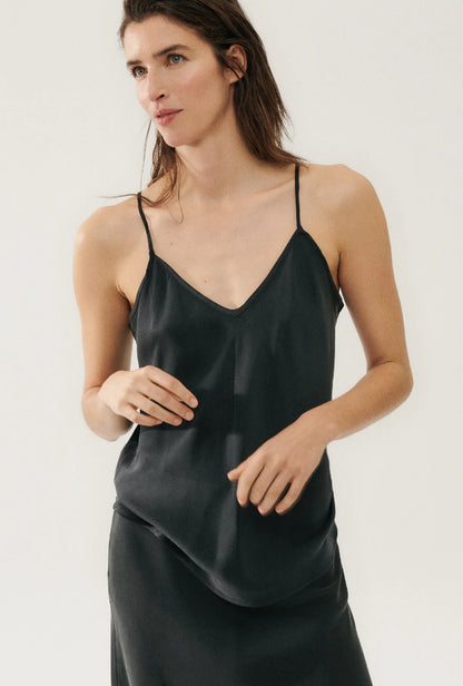 Bias Cut Cami - Black