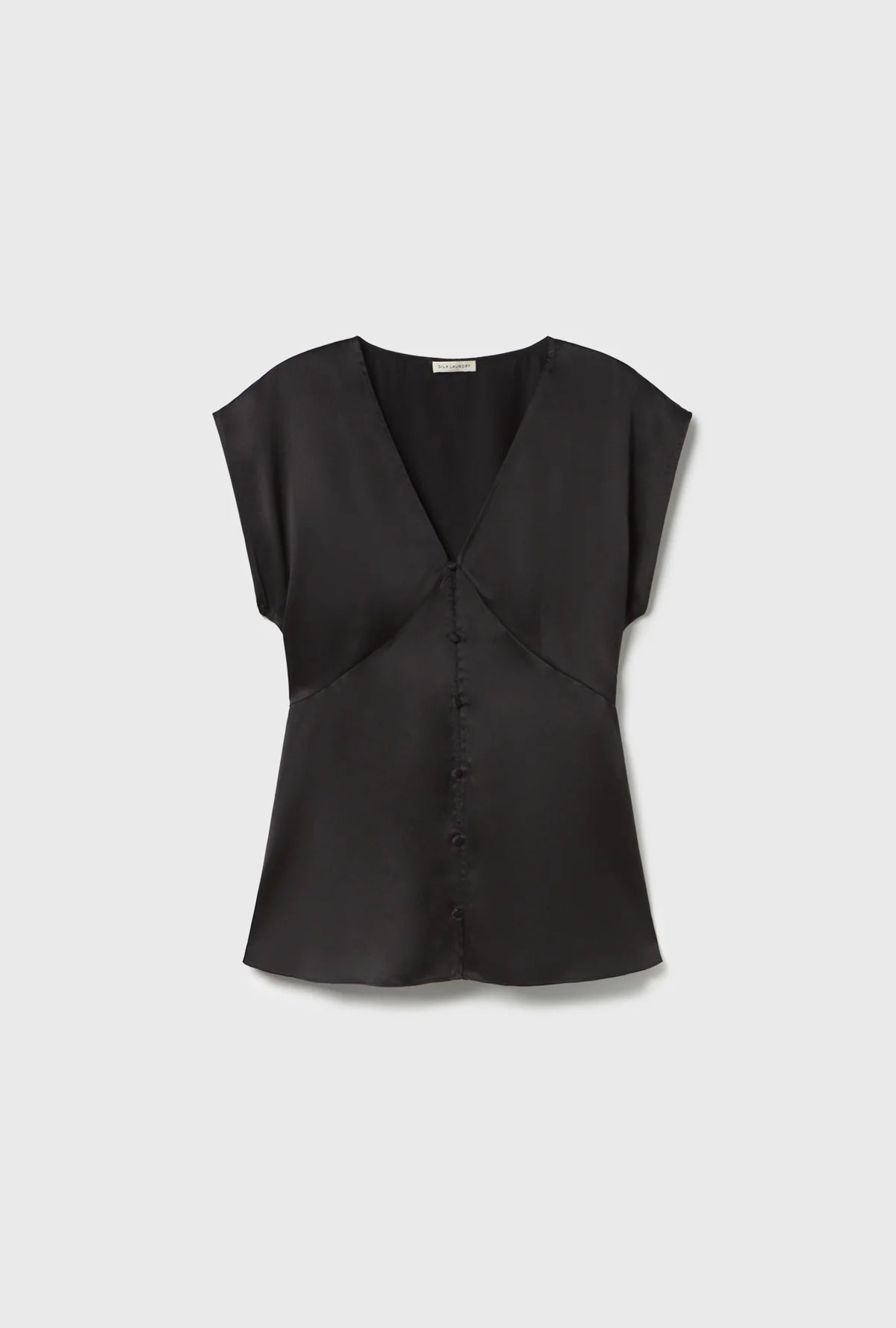 V-Neck Top Black