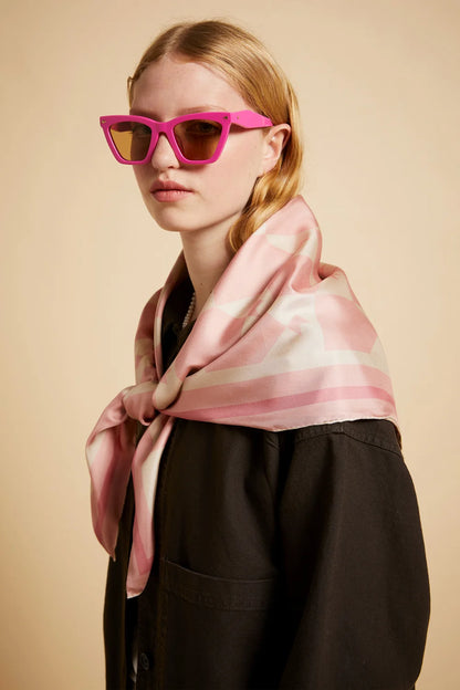 Monogram Classic Scarf Pink