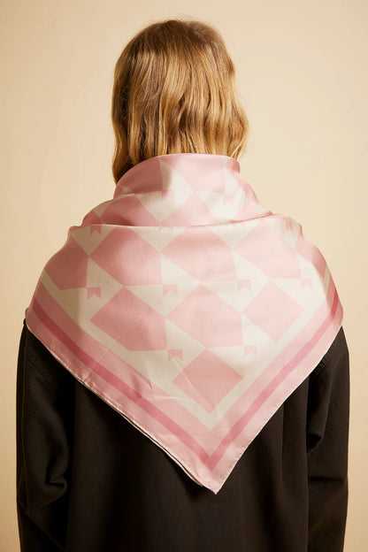 Monogram Classic Scarf Pink