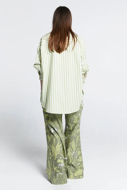 Oversized Walker Shirt - Apple Stripe