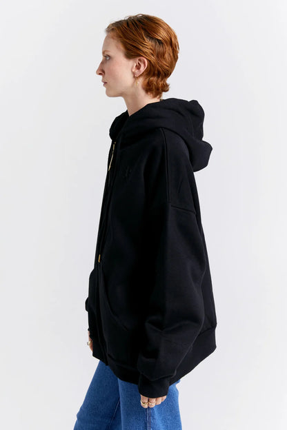 Runaway Arrow Embroidery Recycled Cotton Oversized Hoodie