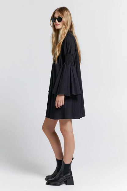 Suki Organic Cotton Dress - Black