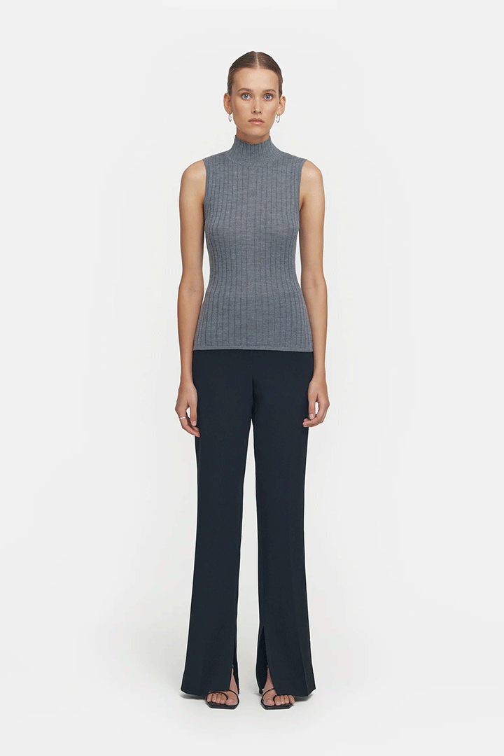 Justice Sleeveless Top - Charcoal