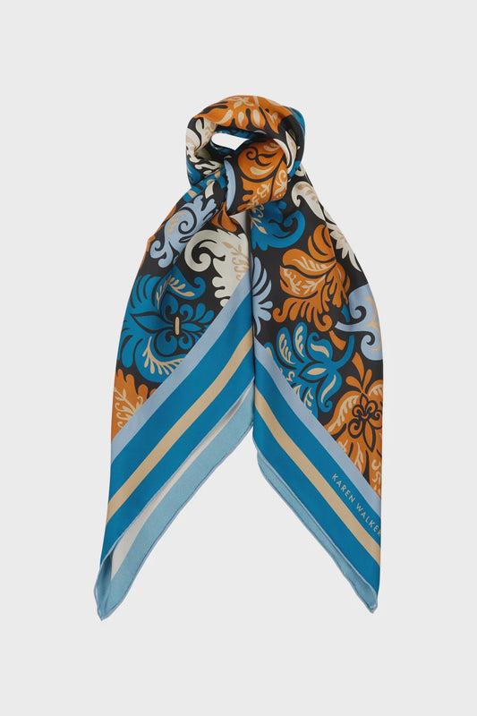 Tapestry Floral Classic Scarf - Jewel Multi